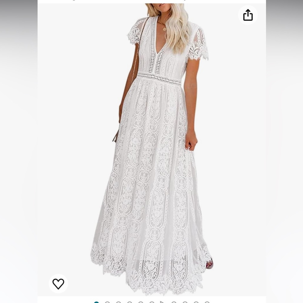 White Maxi Boho Dress